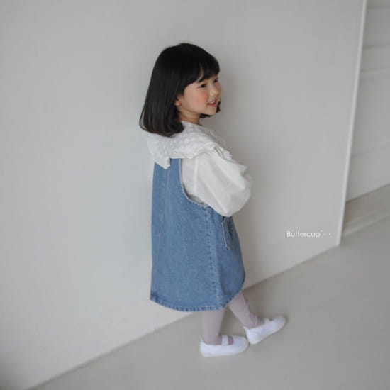 BUTTERCUP - Korean Children Fashion - #Kfashion4kids - Jump Denim One-piece - 9