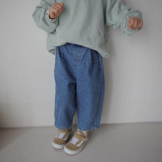 BUTTERCUP - Korean Children Fashion - #Kfashion4kids - Behind Banding Denim Pants - 2