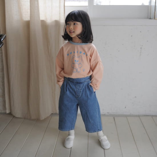 BUTTERCUP - Korean Children Fashion - #Kfashion4kids - Behind Banding Denim Pants - 6