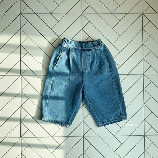BUTTERCUP - Korean Children Fashion - #Kfashion4kids - Behind Banding Denim Pants - 9