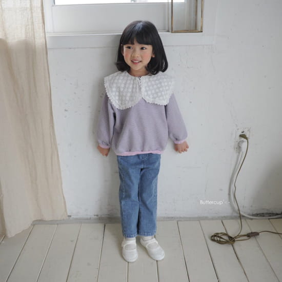 BUTTERCUP - Korean Children Fashion - #Kfashion4kids - Embroidery Sweatshirt