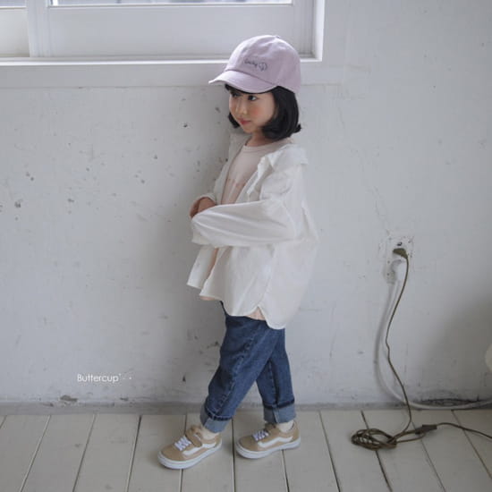 BUTTERCUP - Korean Children Fashion - #Kfashion4kids - Roll-up Washing Jeans - 4