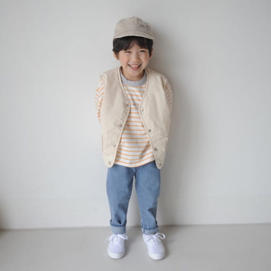 BUTTERCUP - Korean Children Fashion - #Kfashion4kids - Roll-up Washing Jeans - 7