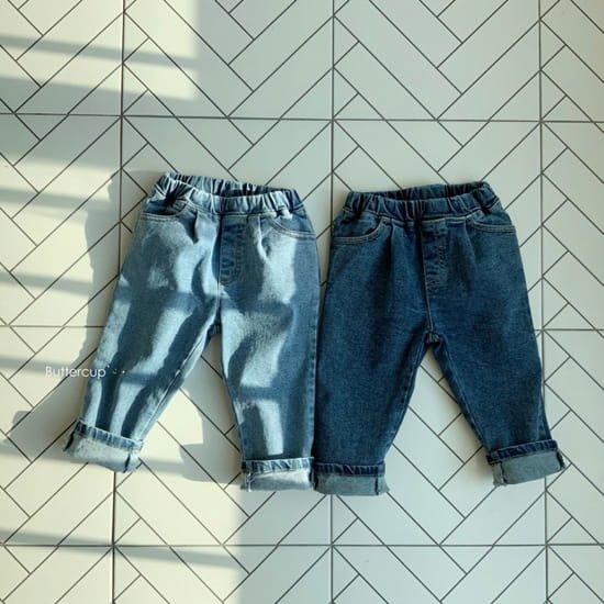 BUTTERCUP - Korean Children Fashion - #Kfashion4kids - Roll-up Washing Jeans - 9