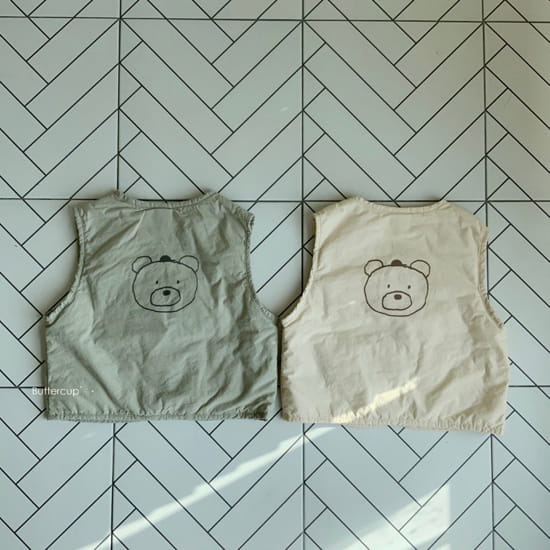 BUTTERCUP - Korean Children Fashion - #Kfashion4kids - Bear Binding Vest - 9