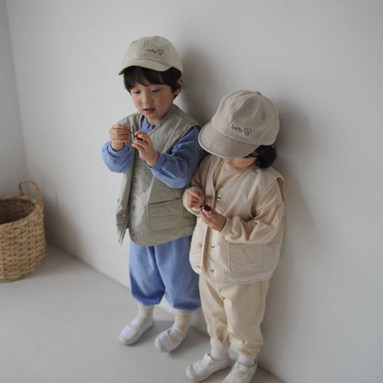 BUTTERCUP - Korean Children Fashion - #Kfashion4kids - Heart Bear Single Top Bottom Set - 8