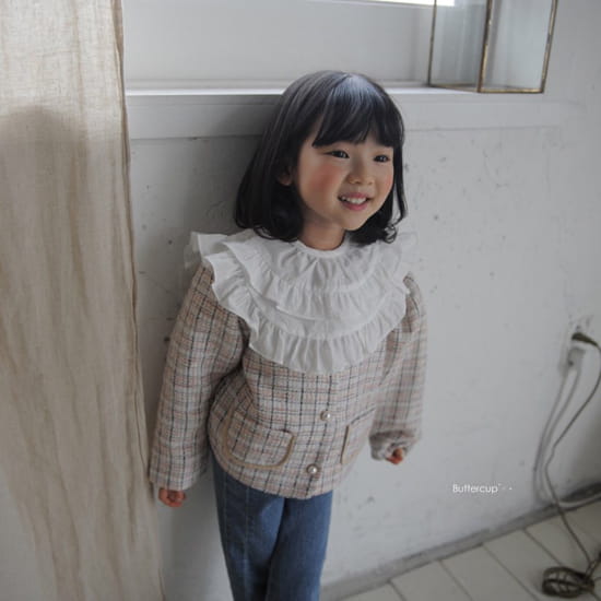 BUTTERCUP - Korean Children Fashion - #Kfashion4kids - Tweed Jacket - 6