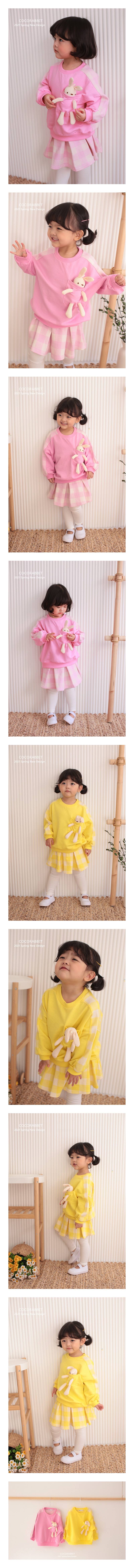 COCO RABBIT - Korean Children Fashion - #Kfashion4kids - Rabbit Povket Sweatshirt