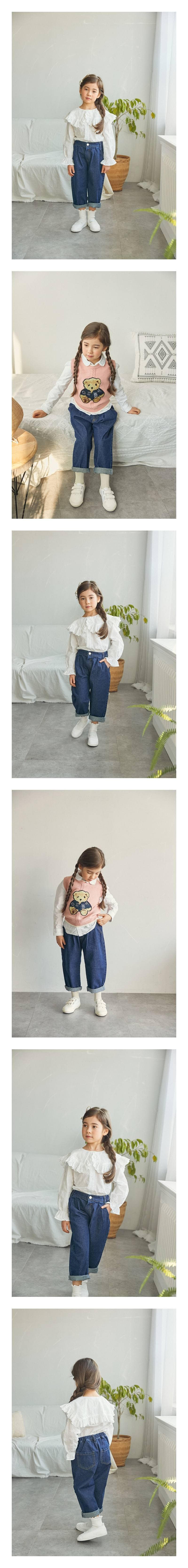 COCO RIBBON - Korean Children Fashion - #Kfashion4kids - Denim Pants