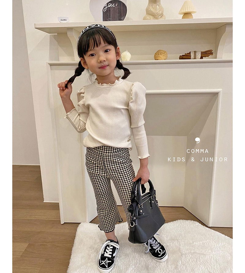 COMMA - Korean Children Fashion - #Kfashion4kids - Rib Puff Tee