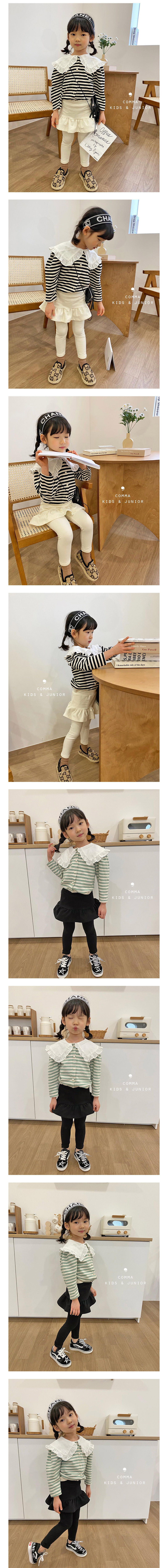 COMMA - Korean Children Fashion - #Kfashion4kids - Frill Skirt Leggings - 3