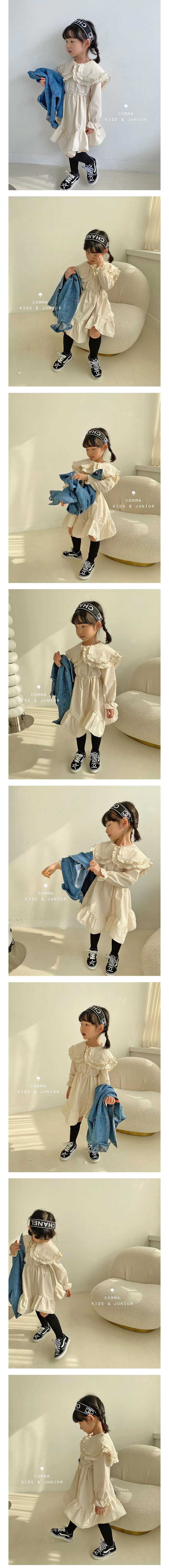 COMMA - Korean Children Fashion - #Kfashion4kids - Double Collar One-piece - 2