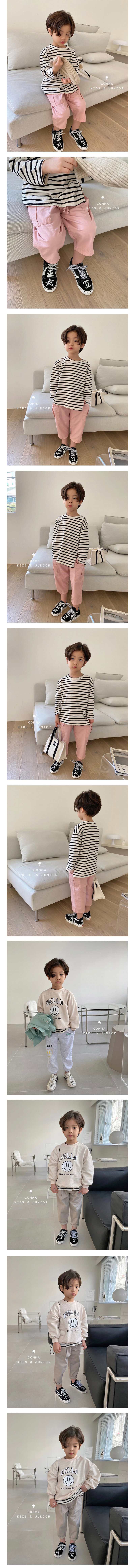 COMMA - Korean Children Fashion - #Kfashion4kids - Stripe Slit Tee - 2