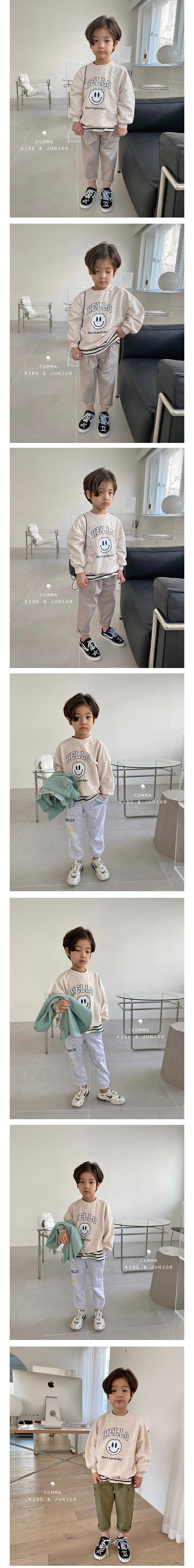 COMMA - Korean Children Fashion - #Kfashion4kids - Smile Sweatshirt - 2