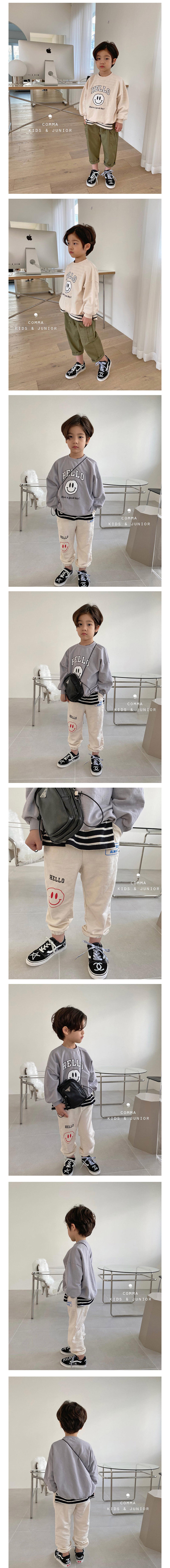 COMMA - Korean Children Fashion - #Kfashion4kids - Smile Sweatshirt - 3