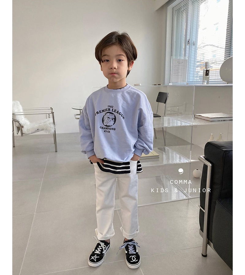 COMMA - Korean Children Fashion - #Kfashion4kids - Bulldog Sweatshirt