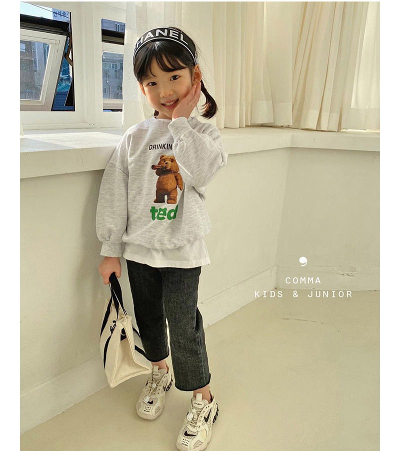 COMMA - Korean Children Fashion - #Kfashion4kids - Ted Sweatshirt