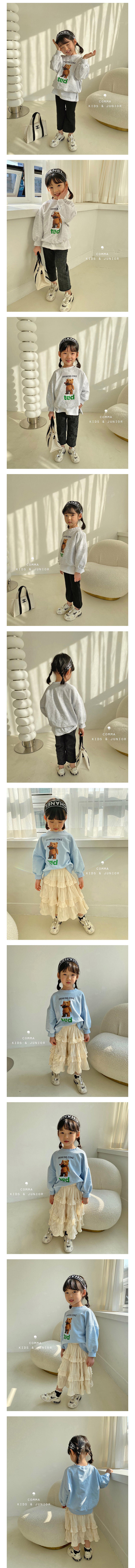 COMMA - Korean Children Fashion - #Kfashion4kids - Ted Sweatshirt - 3