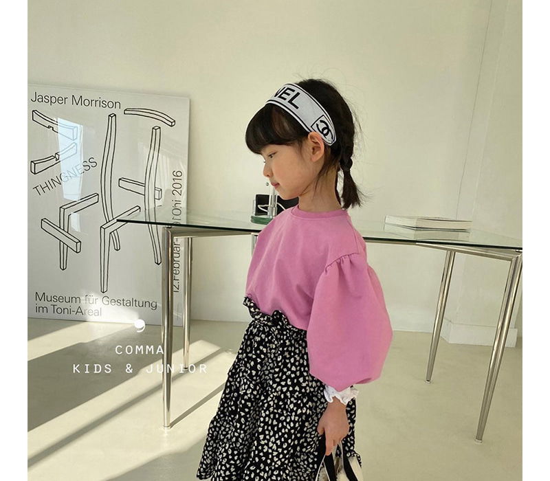 COMMA - Korean Children Fashion - #Kfashion4kids - Vivid Puff Sweatshirt