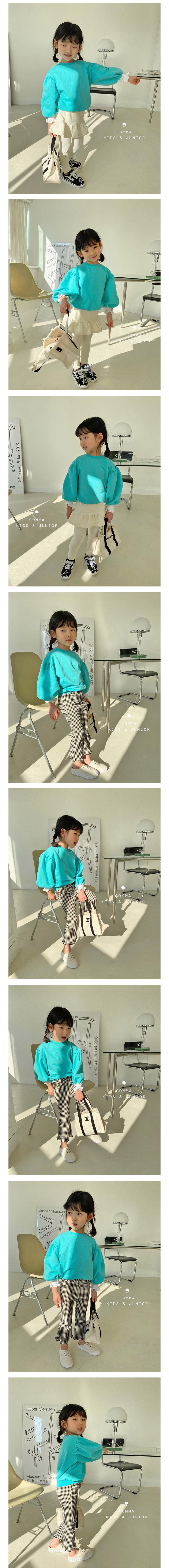 COMMA - Korean Children Fashion - #Kfashion4kids - Vivid Puff Sweatshirt - 3