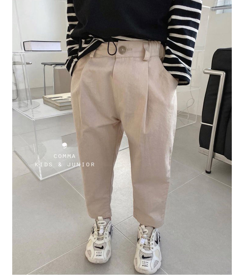 COMMA - Korean Children Fashion - #Kfashion4kids - Pintuck Cotton Pants