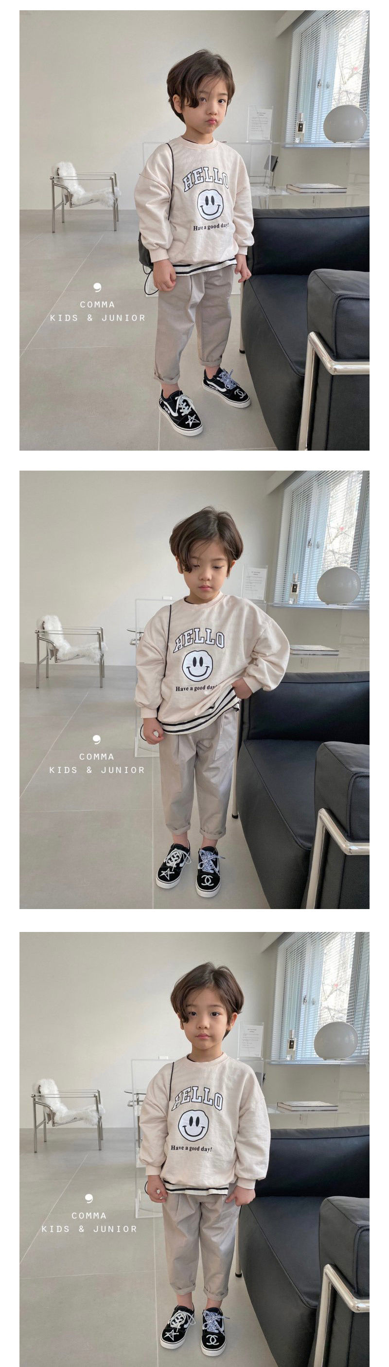 COMMA - Korean Children Fashion - #Kfashion4kids - Pintuck Cotton Pants - 3