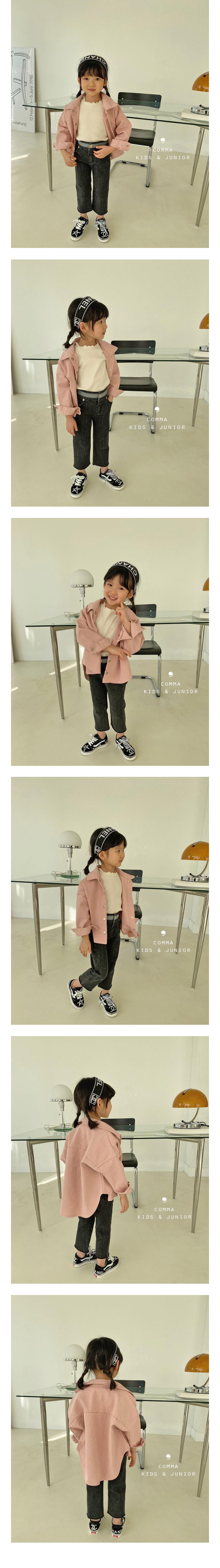 COMMA - Korean Children Fashion - #Kfashion4kids - Cotton Shirt Jacket - 2