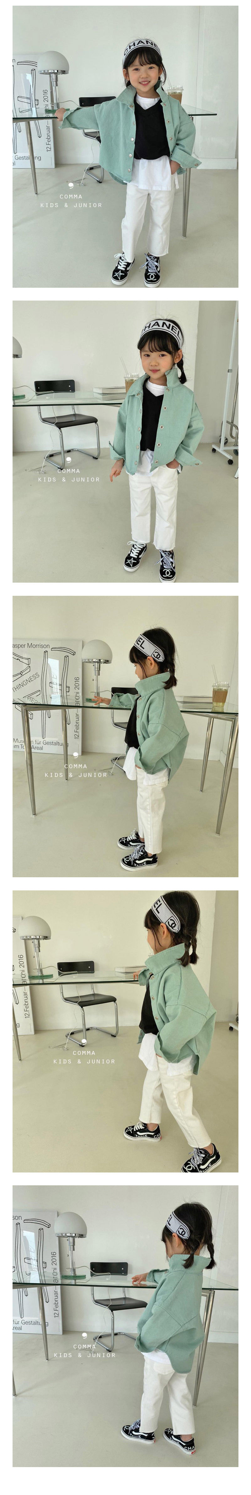 COMMA - Korean Children Fashion - #Kfashion4kids - Cotton Shirt Jacket - 3