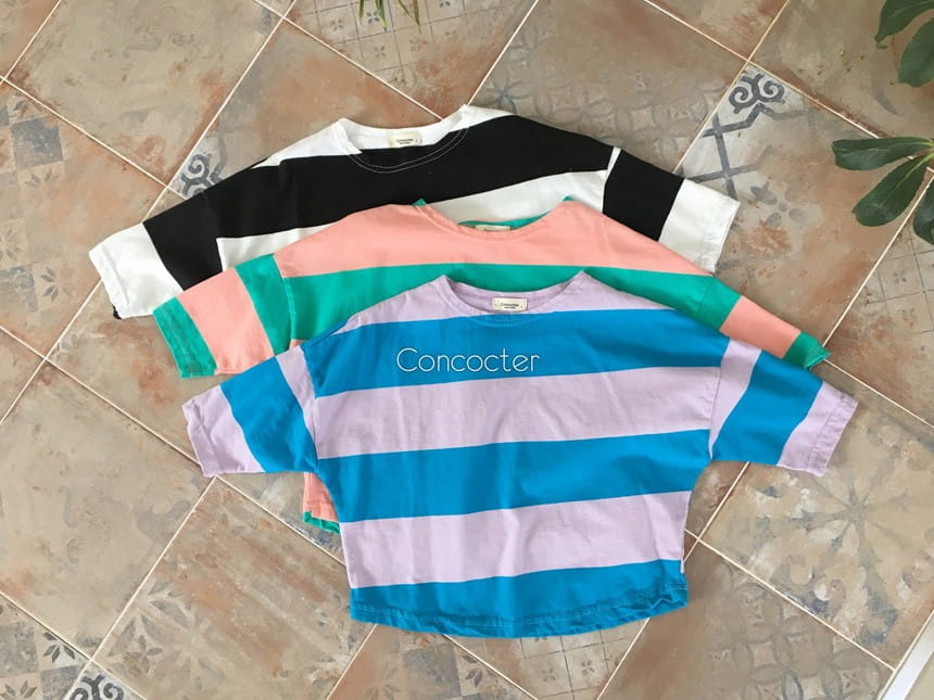 CONCOCTER - Korean Children Fashion - #Kfashion4kids - So Comfortable Stripes Tee