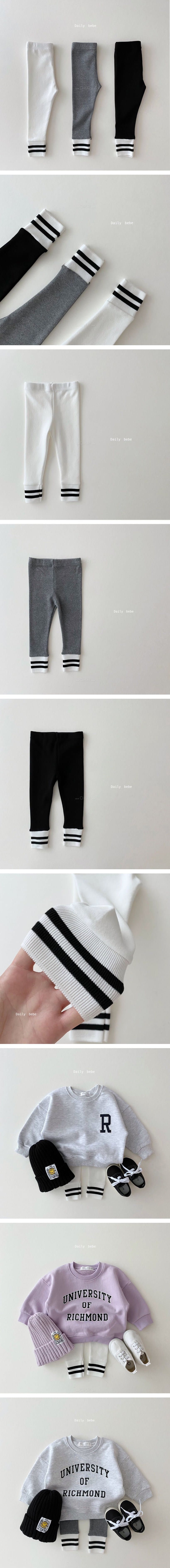 DAILY BEBE - Korean Children Fashion - #Kfashion4kids - Banding Leggings