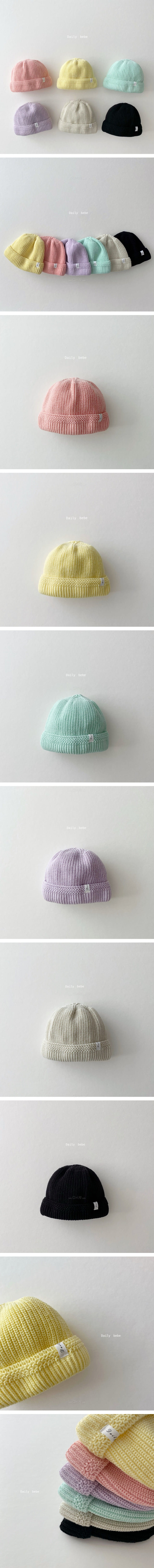 DAILY BEBE - Korean Children Fashion - #Kfashion4kids - Spring Short Beanie