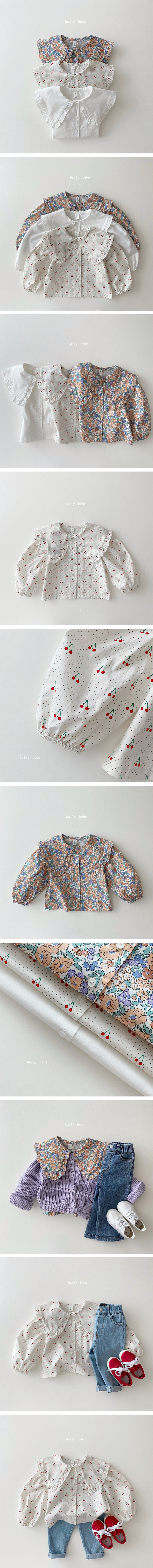 DAILY BEBE - Korean Children Fashion - #Kfashion4kids - Collar Bloluse