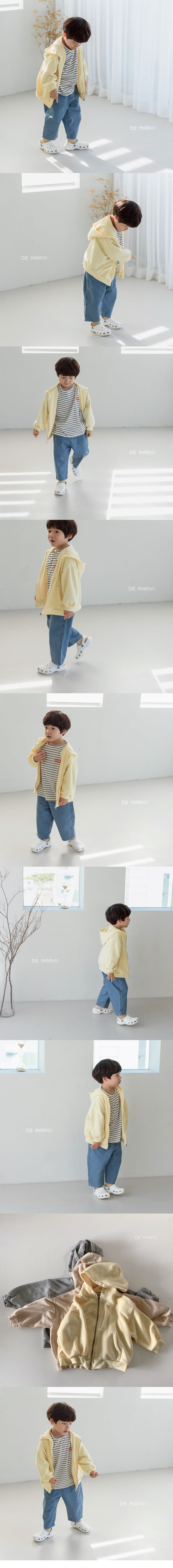 DE MARVI - Korean Children Fashion - #Kfashion4kids - Jerry Hoody Zip-up Jacket - 2