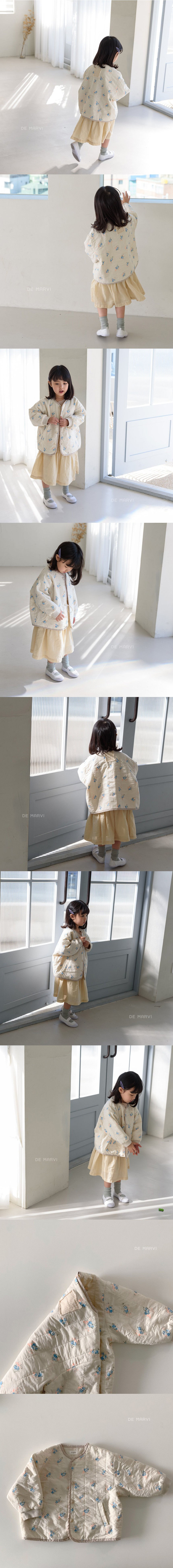 DE MARVI - Korean Children Fashion - #Kfashion4kids - Remil Flower Jumper - 2