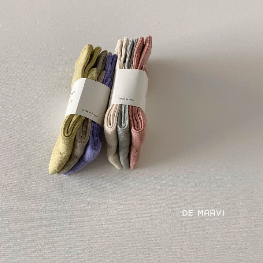 DE MARVI - Korean Children Fashion - #Kfashion4kids - Rip Socks [set of 3]