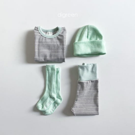 DIGREEN - Korean Children Fashion - #Kfashion4kids - Natural Stripe Easywear - 3