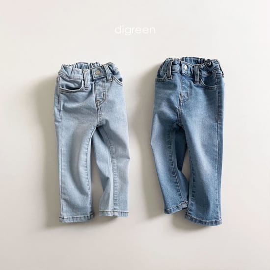 DIGREEN - Korean Children Fashion - #Kfashion4kids - Simple Denim Pants
