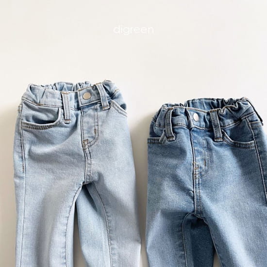DIGREEN - Korean Children Fashion - #Kfashion4kids - Simple Denim Pants - 3