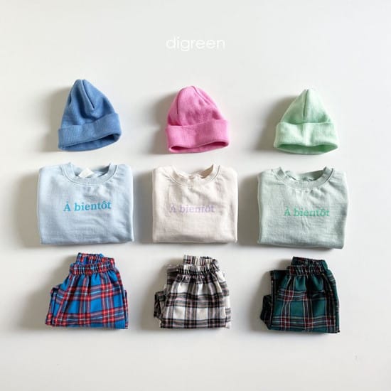 DIGREEN - Korean Children Fashion - #Kfashion4kids - See U Top Bottom Set