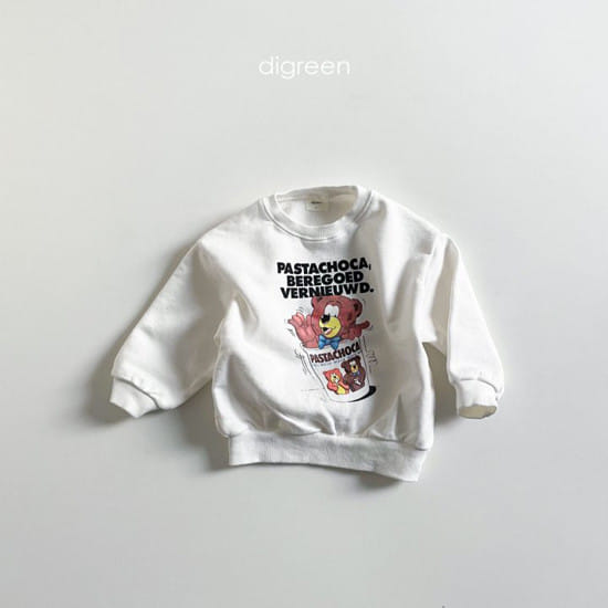 DIGREEN - Korean Children Fashion - #Kfashion4kids - Mug Bear Sweatshirt - 5