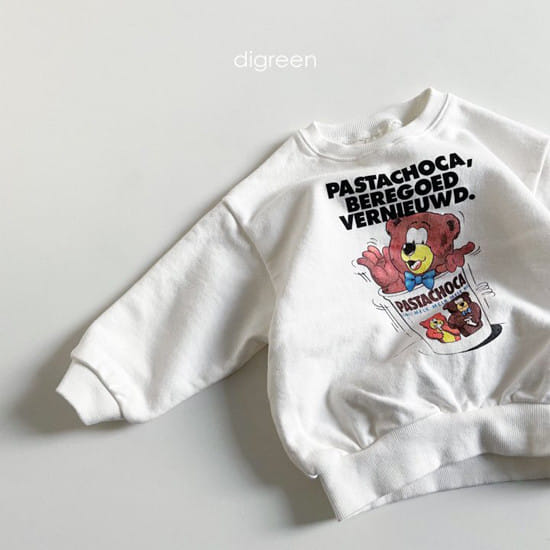 DIGREEN - Korean Children Fashion - #Kfashion4kids - Mug Bear Sweatshirt - 7