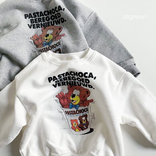 DIGREEN - Korean Children Fashion - #Kfashion4kids - Mug Bear Sweatshirt - 9