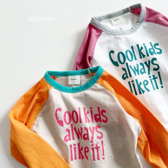 DIGREEN - Korean Children Fashion - #Kfashion4kids - Cool Kids Raglan Tee - 11