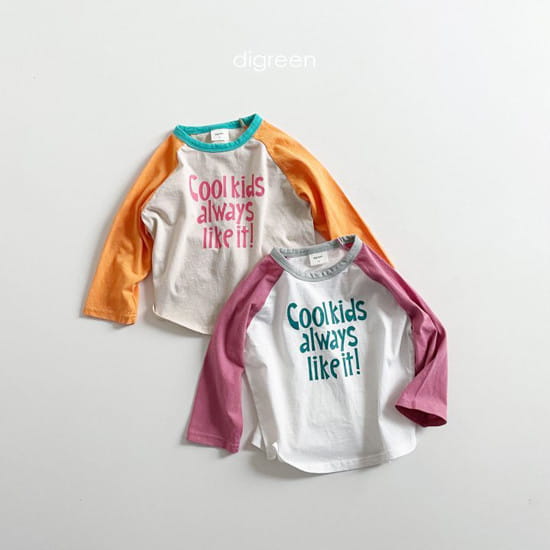 DIGREEN - Korean Children Fashion - #Kfashion4kids - Cool Kids Raglan Tee - 2