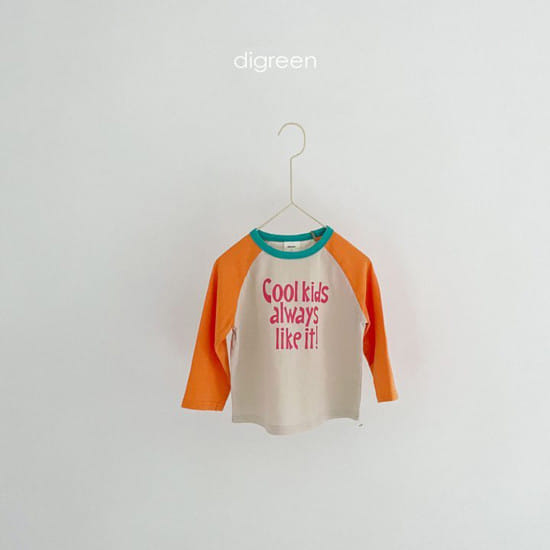 DIGREEN - Korean Children Fashion - #Kfashion4kids - Cool Kids Raglan Tee - 6