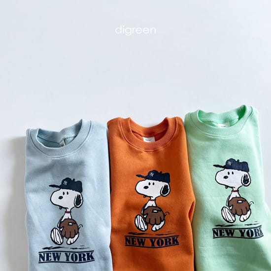 DIGREEN - Korean Children Fashion - #Kfashion4kids - Baseball Top Bottom Set
