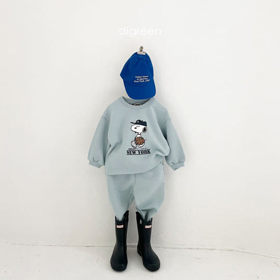 DIGREEN - Korean Children Fashion - #Kfashion4kids - Baseball Top Bottom Set - 10