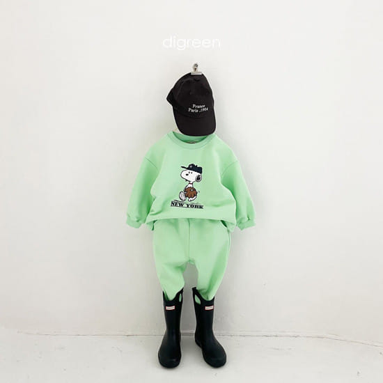 DIGREEN - Korean Children Fashion - #Kfashion4kids - Baseball Top Bottom Set - 12