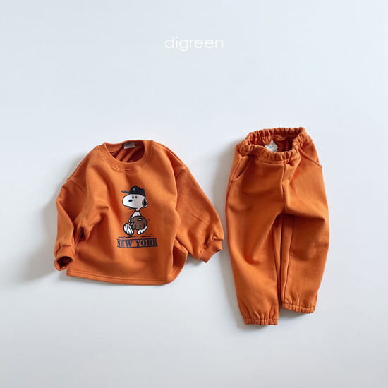 DIGREEN - Korean Children Fashion - #Kfashion4kids - Baseball Top Bottom Set - 6