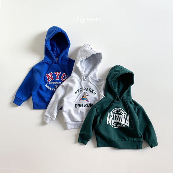 DIGREEN - Korean Children Fashion - #Kfashion4kids - NYC Hoody Top